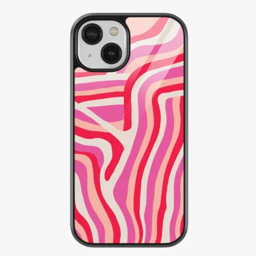 Beach Waves Pattern Glass Case