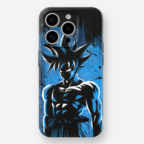 Blue Goku Art Glossy Hard Case