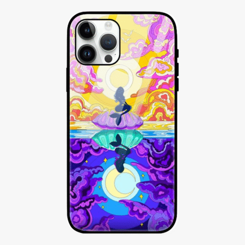 Mermaid In Paradise Glass Case for iPhone 15 Pro