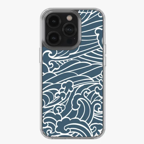 Ocean Waves Pattern Silicone Case
