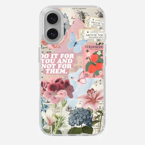 Periwinkle Butterfly Silicone Case