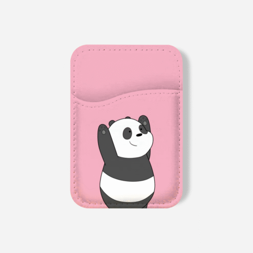 Pink Panda Phone Wallet