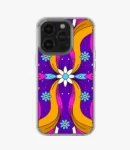 Psychedelic Hippie Pattern Silicone Case