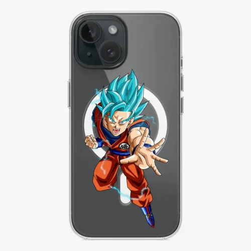 Saiyan Legacy Shield Magsafe Clear Phone Case