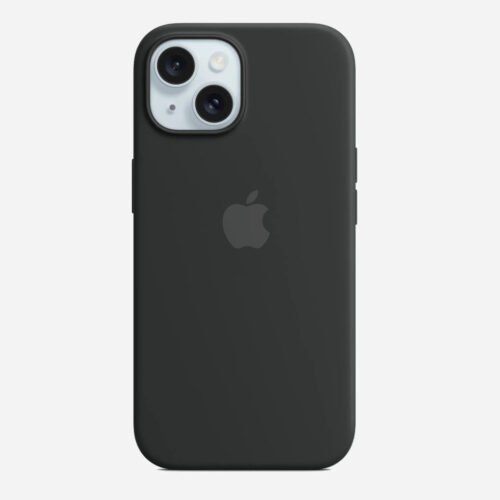 Solid Midnight Soft Silicone iPhone Case