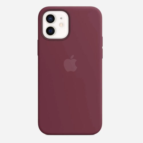 Solid Wine Soft Silicone iPhone Case