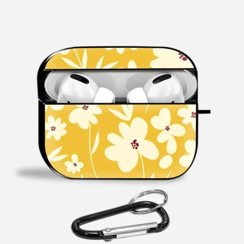 Sunshine Bloom Aipods Glass Case