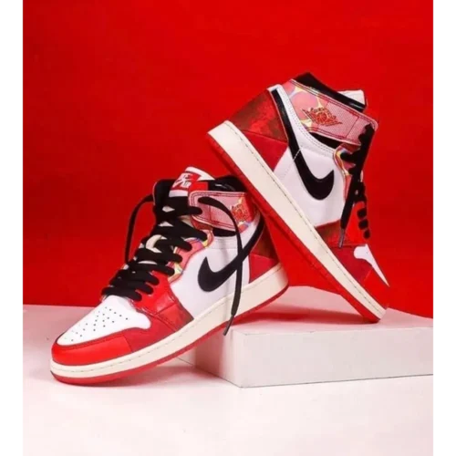 Air Jordan 1 Across the Spider Verse Heavy Glow Quality Men Shoes (FT326)